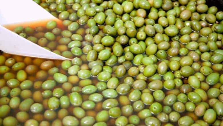 olives in a brine