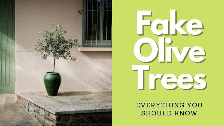 artificial olive trees