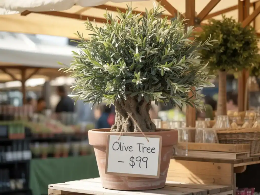 price of fake olive trees