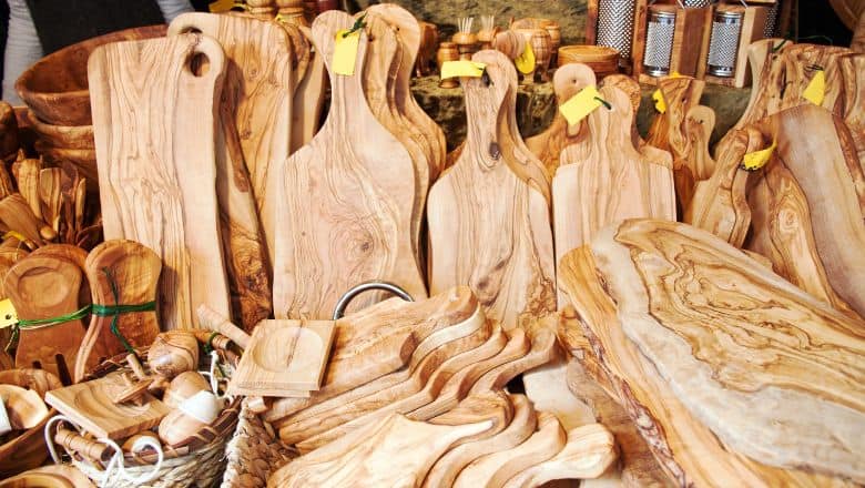 olive wood products on the market