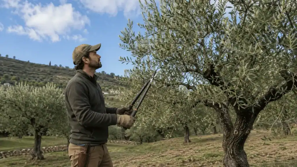 when to prune olive trees