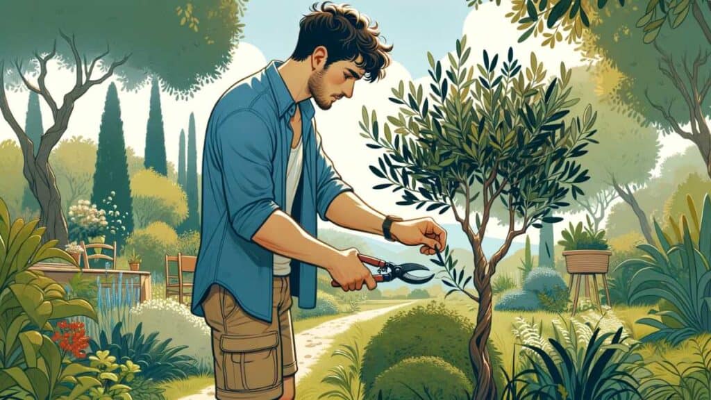choosing olive tree cutting