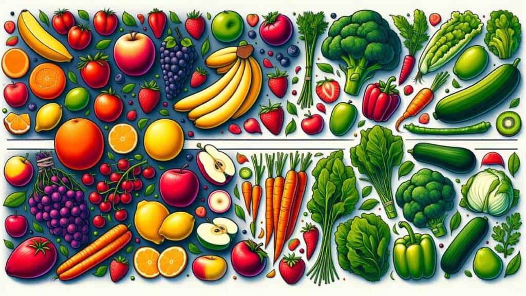 fruit vs vegetables comparison